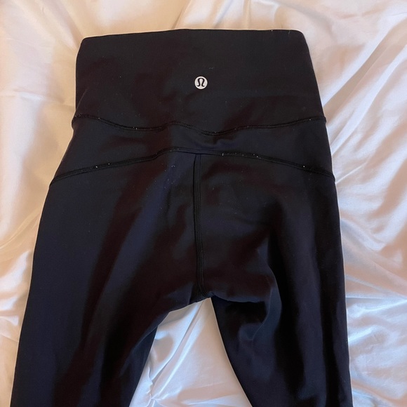 Black Lululemon Leggings - Picture 1 of 4